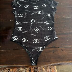 Bodysuit in Black and White